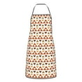 thumbnail image 1 of ZNDUO Colorful Triangle Pattern Apron, Adjustable Bib Soft Chef Aprons, 1 of 8