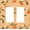 Cute Orange Floral, variant on Cute Orange Floral Blank Device Electrical Wall Plates Decorative Light Switch Plate, 1 Gang Switch Plate And Outlet Cover 2.76" X 4.5" For Kitchen Bedroom Home Decor