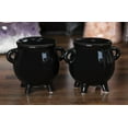 thumbnail image 1 of Halloween Witching Hour Wicca Witch Magic Black Cauldrons Salt N Pepper Shakers, 1 of 7