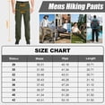 thumbnail image 3 of FEN AI Mens Hiking Quick Dry Pants Lightweight Waterproof Fishing Pant with Multi Pockets Outdoor Travel Climbing Trousers, 3 of 10