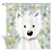 CafePress - Westie Impressions - Unique Fabric Shower Curtain 70" x 72"
