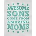 thumbnail image 3 of Tstars Boys Unisex Best Gift for Mother's Day Shirts Awesome Sons Come from Amazing Moms Baby Toddler Cool Cute Gift for Mom Shirts for Baby Boy Mothers Day Gift Outfit Baby Bodysuit, 3 of 8