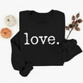 thumbnail image 4 of Goodtrade8 Ladies Valentines Day Tops Long Sleeve Gift Holiday Love Heart Valentines Sweatshirts Womens Casual Crewneck Pullover, 4 of 5