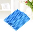thumbnail image 2 of 100 microcepillos aplicadores desechables para extensiones de pestañas, hisopos de algodón, microcepillos para pestañas (azul), 2 of 7