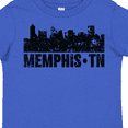 thumbnail image 4 of Inktastic Memphis City Skyline with Grunge Boys or Girls Toddler T-Shirt, 4 of 5
