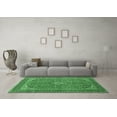 thumbnail image 3 of Ahgly Company Indoor Rectangle Persian Emerald Green Traditional Area Rugs, 2' x 5', 3 of 4