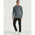 thumbnail image 5 of 3 Pack: Men's Cotton Lightweight Casual Pullover Drawstring Hoodie With Pocket (Available In Big & Tall), 5 of 6