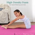thumbnail image 4 of Best Choice Products 10ftx4ftx2in Folding Gym Mat 4-Panel Gymnastics Workout Floor Mats w/ Handles  Aqua, 4 of 10