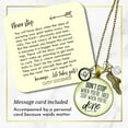 thumbnail image 2 of 5K Marathon Gutsy Goodness Bronze Metal Necklace Don't Stop Sport Female Adult Jewelry, 2 of 7