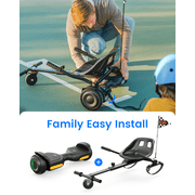 MIHOVER Self-Balancing Scooter with Adjustable Seat Attachment, Fits 6.5 8 10 Wheels, 360° Swivel Wheel