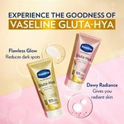 Vaseline Gluta-Hya Flawless Glow Lotion for Face & Body | Gives Brighter Skin | Glutathione & Pro-Retinol Infused Moisturizer, 200ml