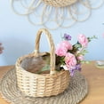 thumbnail image 3 of MRLESS Woven Flower Storage Basket Rattan 20x17x10cm, 3 of 6