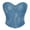 36-blue corsets for women, variant on UPPADA Corset Top Clearance,Womens Bustier Tops Plus Size Corset Top with Straps Lace up Corset Tops Mesh Bodysuit Vintage Overbust Corset Bustier Court Push up Shapewear