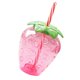 thumbnail image 1 of Kearding Vaso de plástico con pajita, botella de agua para niña encantadora, capacidad de dibujos animados, hervidor deportivo para café al aire libre Mostrada Kearding HA036577-00, 1 of 6