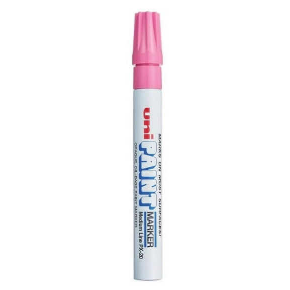 4Pack uni Paint Permanent Marker, Medium Bullet Tip, Pink (63611)