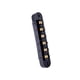 thumbnail image 3 of Naiovety Accesorios de puente de sillín de rodillo de guitarra con juego de reemplazo de orificio de poste pieza trasera de bloqueo para guitarras de 6 Accesorios para instrumentos musicales Negro Naiovety OD032285-03B, 3 of 6