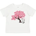 thumbnail image 3 of Inktastic Japanese Cherry Tree Kitty Cat Girls Toddler T-Shirt, 3 of 5