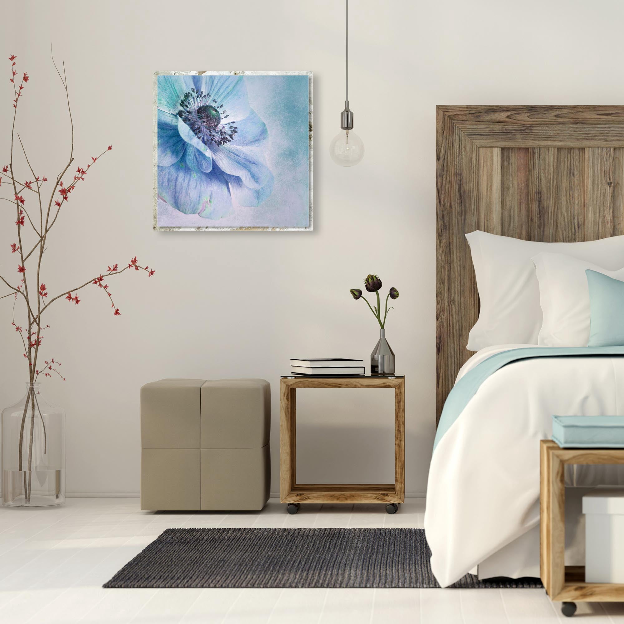 Shades of Blue Distressed Frame