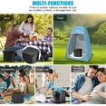 thumbnail image 4 of Wadeo Portable Camping Toilet with Lid, 4 of 8