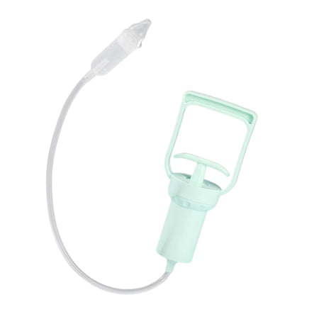 Nasal Aspirator, Booger Sucker with Hand Pump & Non-Invasive Tip to Clear Clogged Passages and Boogers