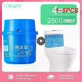thumbnail image 2 of Automatic Toilet Bowl Cleaner Stain Remover Flush Helper Blue Bubble 2500 Flushes Bathroom Cistern Solution, 2 of 5