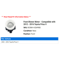 thumbnail image 2 of Front Blower Motor - Compatible with 2012 - 2016 Toyota Prius V 2013 2014 2015, 2 of 3