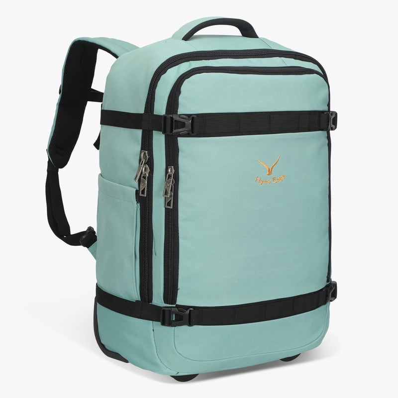 Convertible Wheeled Laptop Carry-On Bag (42L) – Hynes Eagle – Mint Green