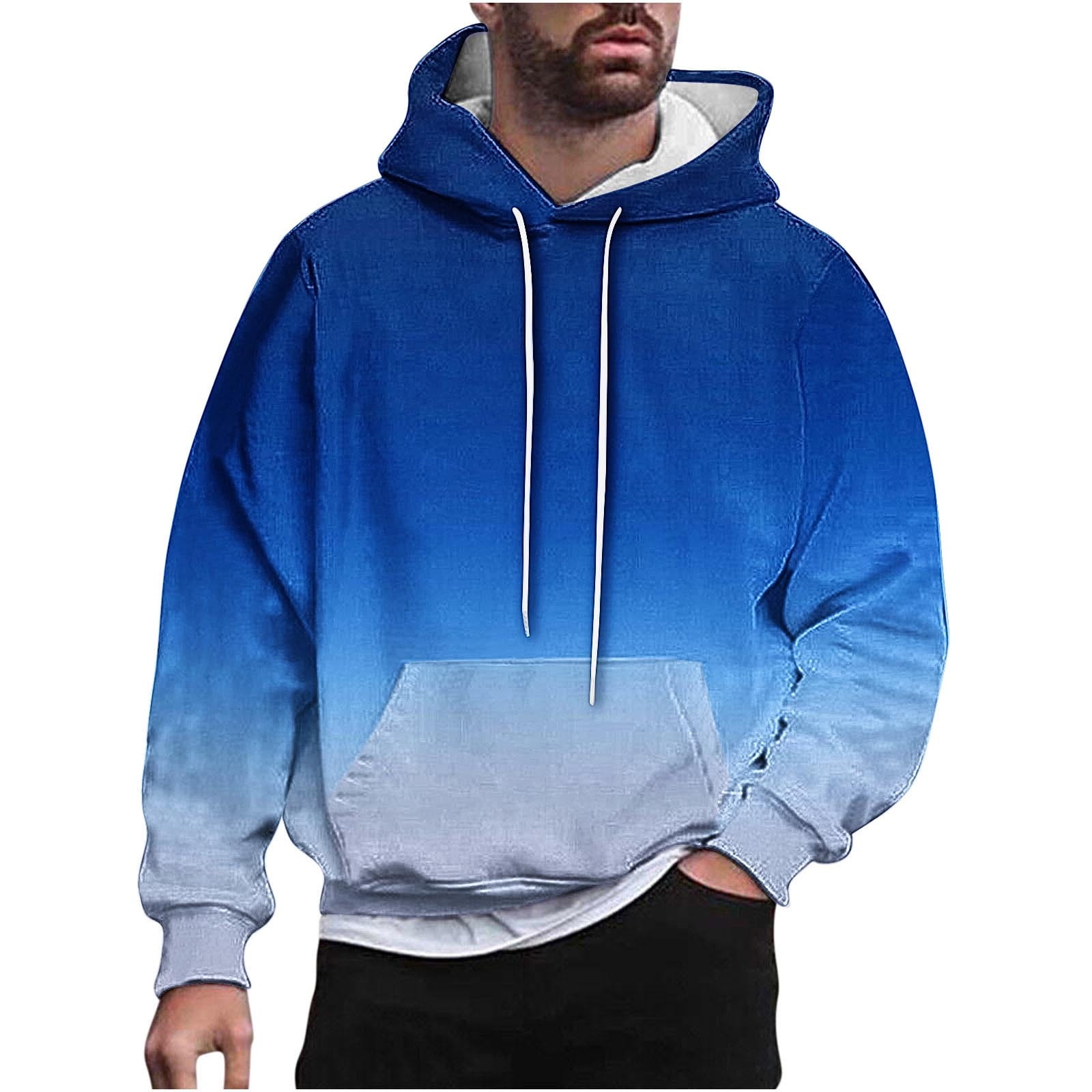 4X Hoodies & Sweatshirts for Men Big and Tall M-4XL Pullover