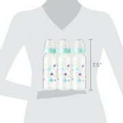 Parent's Choice Bottle, Newborns, Unisex, Cloud Print, 3 Pack, 9 fl oz