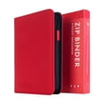 thumbnail image 1 of Archivador para cartas coleccionables Vault X Zip 4 bolsillos 160 cartas rojo, 1 of 7