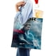 thumbnail image 4 of Thor Bolso de tela con estampado de lienzo para mujer, bolsa de compras reutilizable y estética, con cremallera interior, regalo para mujer,38*45cm., 4 of 6