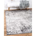 thumbnail image 2 of Unique Loom 3137773 8 x 10 ft. Larvotto Sofia Rectangular Rug, Gray, 2 of 4