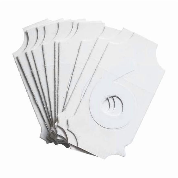 Brady Number Label, 6, 1-1/2in.Hx7/8in.W, PK10 5040-6