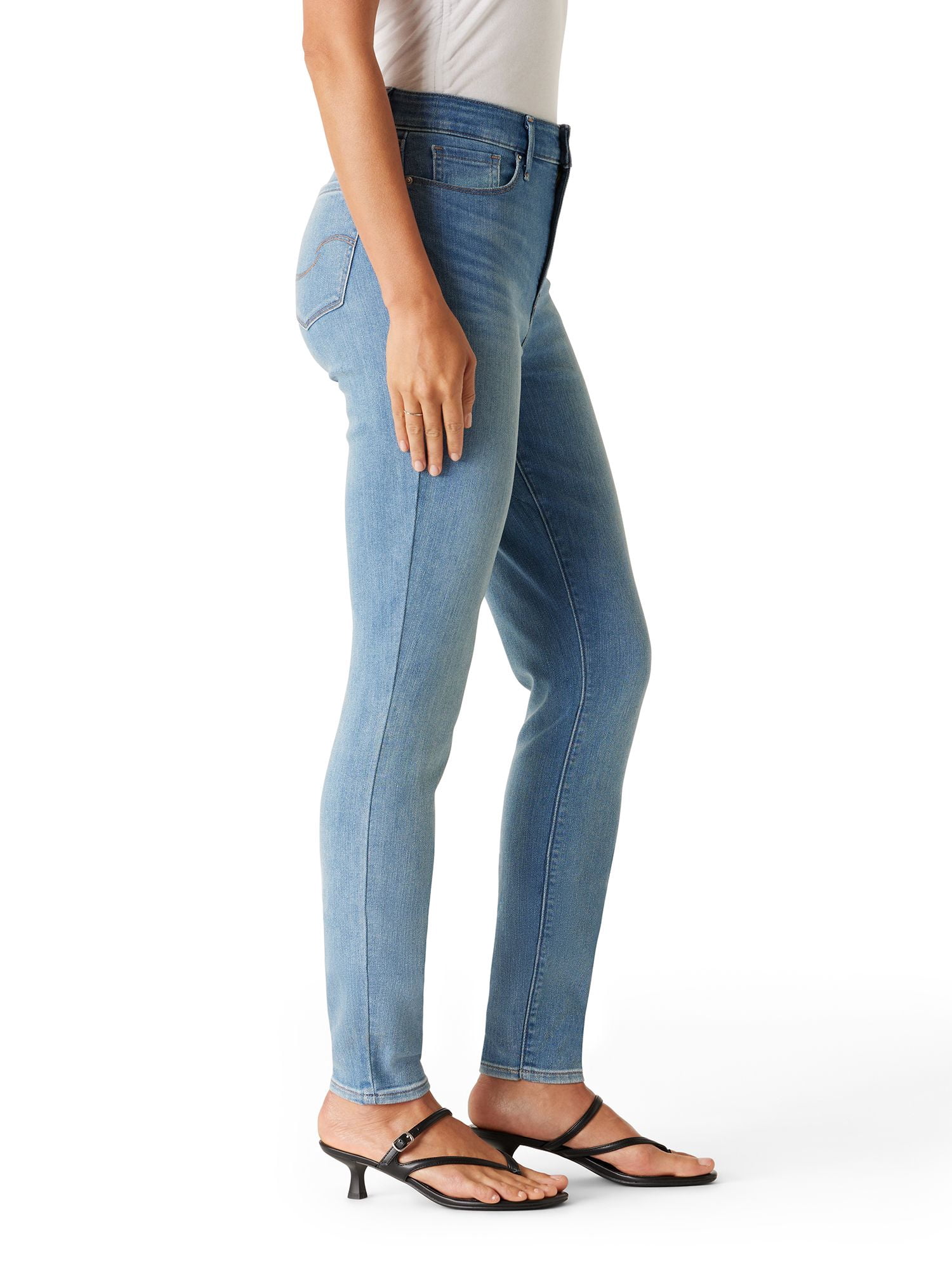 Levi Strauss Signature Women's and Women's Plus High Rise Skinny Jeans, Sizes 2-26