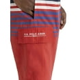 thumbnail image 2 of U.S. Polo Assn. Men's & Big Men's Stripe Cargo Swim Trunks with UPF50+, 10" Inseam, Sizes S-3XL, 2 of 5