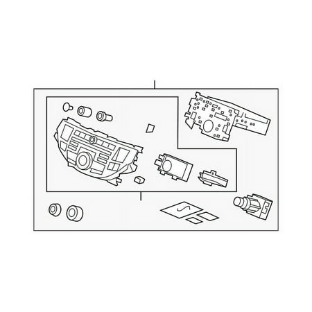 Genuine OE Honda Radio Control Unit - 39100-TE0-A80ZA Fits select: 2008-2010 HONDA ACCORD