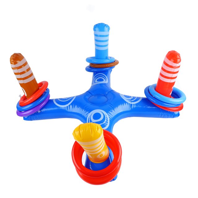 juego de aros para lanzar en la piscina BuyWeek Juguete inflable flotante