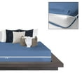 4 Piece Zipper Sheet Set Includes (1 Zipper Fitted Sheet, 1 Flat Sheet
