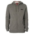 thumbnail image 5 of Superdry Essential Logo Zip Hoodie, Grey, 5 of 5