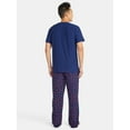 thumbnail image 2 of Fox + Badger Men's Short Sleeve Top and Pajama Pants Sleep Set, 2-Piece, Sizes S-XXL, 2 of 4