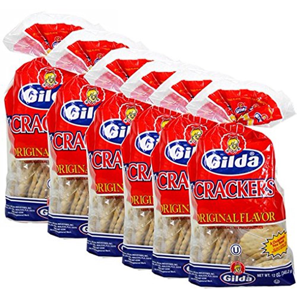 Gilda Crackers Cuban Style. 12 oz bag. Pack of 6 bags