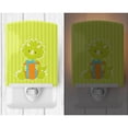 thumbnail image 2 of Dinosaur Ceramic Night Light, Green Triceratops, 2 of 2