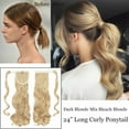 thumbnail image 6 of Benehair Clip in Ponytail Extensions for Women Wrap Around Long Thick Straight Curly Hairpiece, 6 of 12