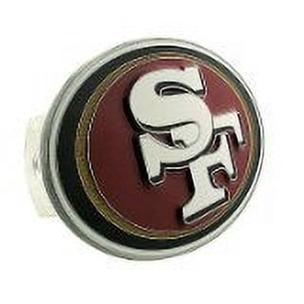 Tapa de enganche con gran logotipo de los San Francisco 49ers de la NFL, clase II y III de Siskiyou Sports