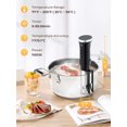 thumbnail image 4 of Leyfeng Sous Vide Machines, Sous Vide Machines,Joule Sous Vide Cooker 1100W, Wifi Connect App Control with Recipe Ultra-Quiet Fast-Heating Immersion Circulator Temperature and Time Digital Display, 4 of 8