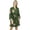 Green, variant on Bimba Women's Floral Printed Georgette Bridesmaid Robe Green Coverup Wrap-4