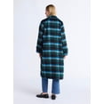 thumbnail image 4 of Free Assembly Women's and Women's Plus Long Wool Blend Coat, Sizes XS-4X, 4 of 7