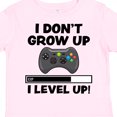thumbnail image 4 of Inktastic I Dont Grow Up I Level Up with Game Controller Black Boys or Girls Toddler T-Shirt, 4 of 5