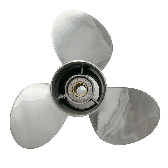 Boat Propeller 11x15 for Tohatsu Outboard 40-50HP Stainless Steel 13 Tooth OEM NO:3T5B64532-1