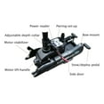 thumbnail image 4 of HASWING OUTDOOR Electric Trolling Motor 12V 54" 55lbs Cayman GPS Anchor Control Shaft Bow Mount Portable Fishing Boat Saltwater Freshwater with Wireless Remote Control, 4 of 8